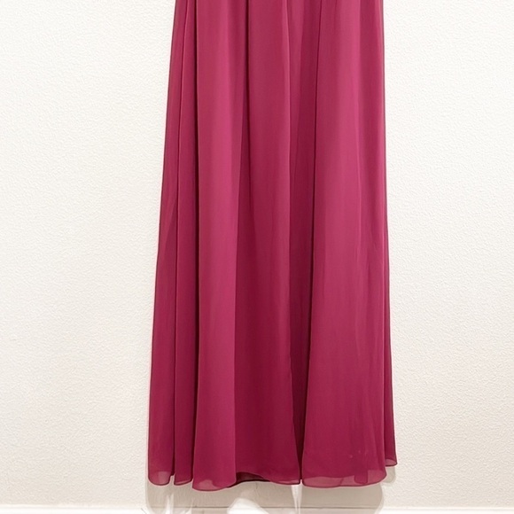 Reverly Kennedy Chiffon Bridesmaid Dress Size 8 - Picture 9 of 16
